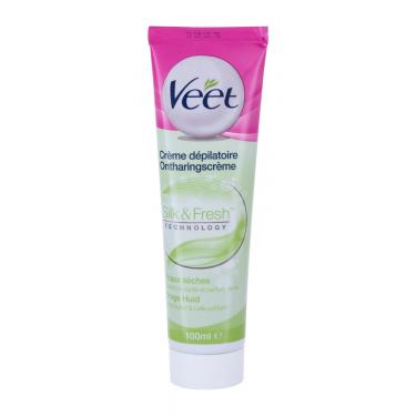 Veet Silk & Fresh Dry Skin  100Ml    Für Frauen (Depilatory Product)