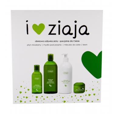 Ziaja Natural Olive  Shower Gel 500 Ml + Body Lotion 400 Ml + Day Cream 50 Ml + Micelar Water 200 Ml 500Ml    Für Frauen (Shower Gel)