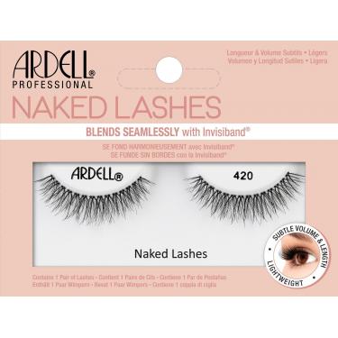 Ardell Naked Lashes 420  1Pc Black   Für Frauen (False Eyelashes)