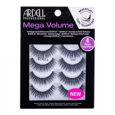 Ardell Mega Volume 252  4Pc Black   Für Frauen (False Eyelashes)