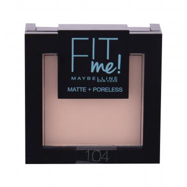 Maybelline Fit Me! Matte + Poreless  9G 104 Soft Ivory   Für Frauen (Powder)