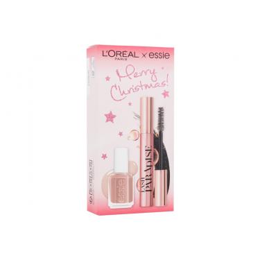 L'Oréal Paris Merry Christmas!  Lash Paradise Mascara 6,4 Ml + Essie Nail Color 13,5 Ml 11 Not Just A Pretty 6,4Ml Black   Für Frauen (Mascara)