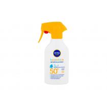Nivea Sun Babies & Kids Sensitive Protect Spray  270Ml   Spf50+ K (Sun Body Lotion)