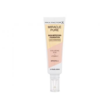 Max Factor Miracle Pure Skin-Improving Foundation  30Ml 35 Pearl Beige  Spf30 Für Frauen (Makeup)