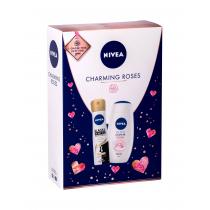 Nivea Care & Roses Shower Cream 250 Ml + Antiperspirant Black & White Invisible Silky Smooth 150 Ml 250Ml    Für Frauen (Shower Cream)