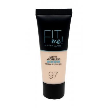 Maybelline Fit Me! Matte + Poreless  30Ml 97 Natural Porcelain   Für Frauen (Makeup)