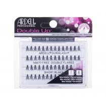 Ardell Double Up Duralash Knot-Free Double Flares  56Pc Short Black   Für Frauen (False Eyelashes)