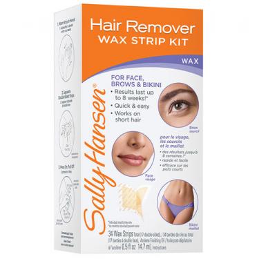 Sally Hansen Hair Remover Wax Strip Kit For Face & Bikini    14,7Ml Für Frauen (Cosmetic)