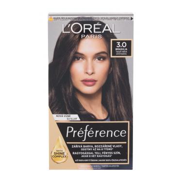 L'Oréal Paris Préférence   60Ml 3-B Brasilia   Für Frauen (Hair Color)