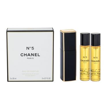Chanel No.5   20Ml  Twist And Spray 3X 20 Ml Für Frauen (Eau De Parfum)