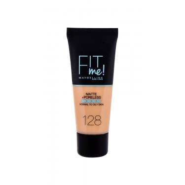 Maybelline Fit Me! Matte + Poreless  30Ml 128 Warm Nude   Für Frauen (Makeup)