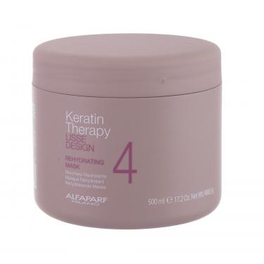 Alfaparf Milano Keratin Therapy Lisse Design Rehydrating  500Ml    Für Frauen (Hair Mask)