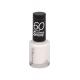 Rimmel London 60 Seconds Super Shine  8Ml 703 White Hot Love   Für Frauen (Nail Polish)