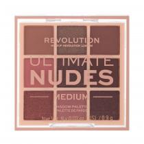 Makeup Revolution London Ultimate Nudes   8,1G Medium   Für Frauen (Eye Shadow)