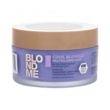 Schwarzkopf Professional Blond Me Cool Blondes Neutralizing Mask  200Ml    Für Frauen (Hair Mask)