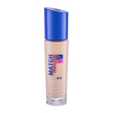 Rimmel London Match Perfection Spf20  30Ml 103 True Ivory   Für Frauen (Makeup)