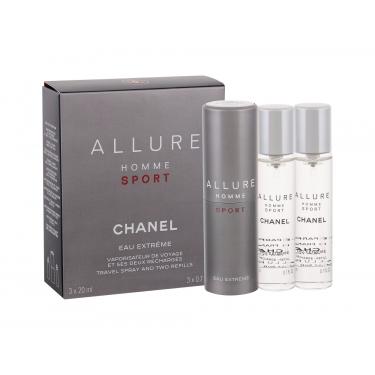 Chanel Allure Homme Sport Eau Extreme   3X20Ml  Twist And Spray  Für Mann (Eau De Toilette)