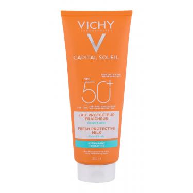 Vichy Capital Soleil Milk  300Ml   Spf50 Unisex (Sun Body Lotion)