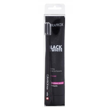 Curaprox Black Is White  Tooth Paste Black Is White 90 Ml + Tooth Brush Black Is White 90Ml    Unisex (Toothpaste)