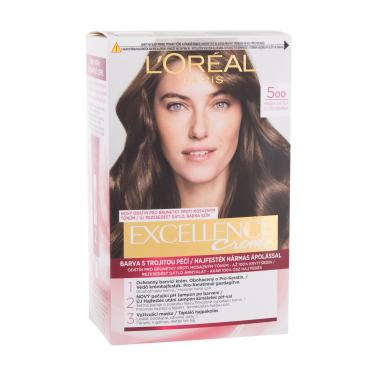 L'Oréal Paris Excellence Creme Triple Protection  48Ml 500 Natural Brown   Für Frauen (Hair Color)