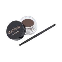 Makeup Revolution London Brow Pomade   2,5G Dark Brown   Für Frauen (Eyebrow Gel And Eyebrow Pomade)