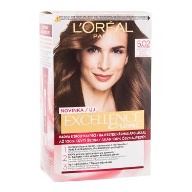 L'Oréal Paris Excellence Creme Triple Protection 48Ml 5,02 Light Brown(Haarfarbe)