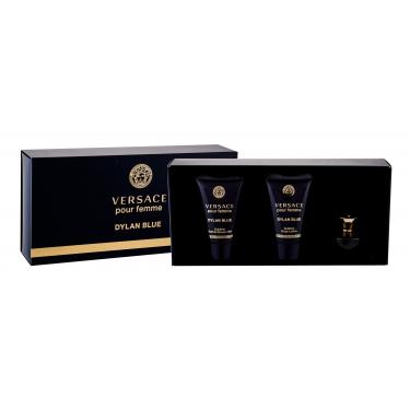 Versace Pour Femme Dylan Blue Edp 5 Ml + Body Lotion 25 Ml + Shower Gel 25 Ml 5Ml    Für Frauen (Eau De Parfum)