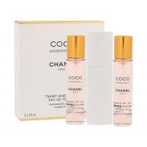 Chanel Coco Mademoiselle   20Ml  Twist And Spray 3X 20 Ml Für Frauen (Eau De Toilette)