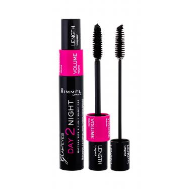 Rimmel London Day 2 Night   9,5Ml 001 Black   Für Frauen (Mascara)