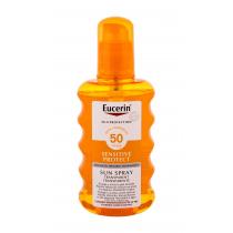 Eucerin Sun Sensitive Protect Sun Spray Transparent  200Ml   Spf50 Unisex (Sun Body Lotion)