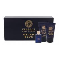 Versace Pour Homme Dylan Blue Edt 5 Ml + Shower Gel 25 Ml + Aftershave Balm 25 Ml 5Ml    Für Mann (Eau De Toilette)
