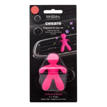 Mr&Mrs Fragrance Cesare   1Pc   Citrus & Musk Unisex (Car Air Freshener)