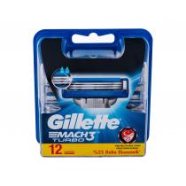 Gillette Mach3 Turbo  12Pc    Für Mann (Replacement Blade)