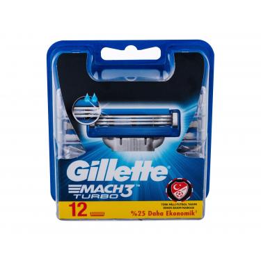 Gillette Mach3 Turbo  12Pc    Für Mann (Replacement Blade)