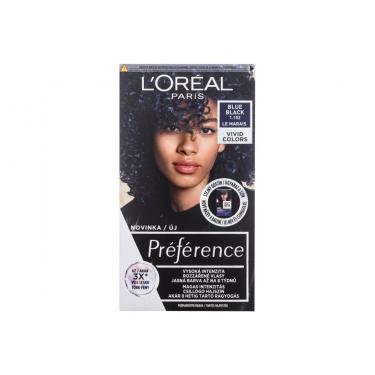 L'Oréal Paris Préférence Vivid Colors  60Ml 1,102 Blue Black   Für Frauen (Hair Color)