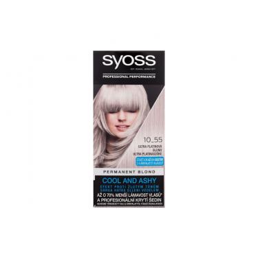 Syoss Permanent Coloration Permanent Blond 50Ml  Für Frauen  (Hair Color)  10-55 Ultra Platinum Blond