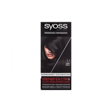 Syoss Permanent Coloration  50Ml  Für Frauen  (Hair Color)  1-1 Black