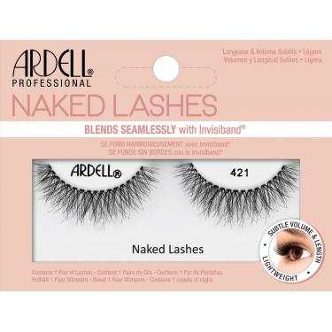 Ardell Naked Lashes 421  1Pc Black   Für Frauen (False Eyelashes)