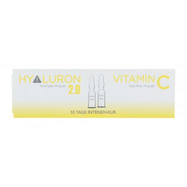 Alcina Hyaluron 2.0 + Vitamin C Ampulle Regenerative Treatment 5 X 1 Ml + Regenerative Treatment Vitamin C 5 X 1 Ml 5Ml    Für Frauen (Skin Serum)