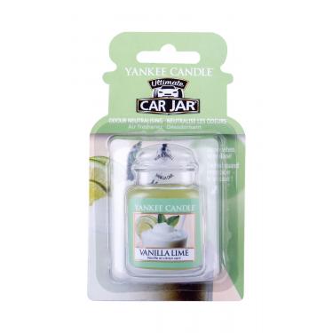Yankee Candle Vanilla Lime Car Jar  1Pc    Unisex (Car Air Freshener)