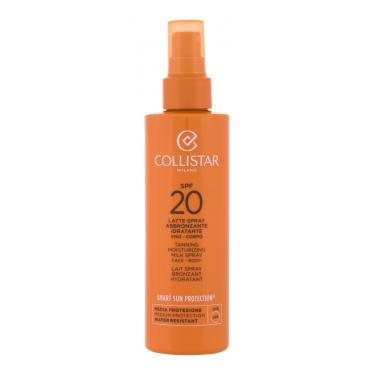 Collistar Smart Sun Protection Tanning Moisturizing Milk Spray  200Ml   Spf20 Unisex (Sun Body Lotion)