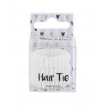 2K Hair Tie   3Pc White   Für Frauen (Hair Ring)