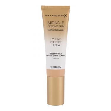 Max Factor Miracle Second Skin   30Ml 05 Medium  Spf20 Für Frauen (Makeup)