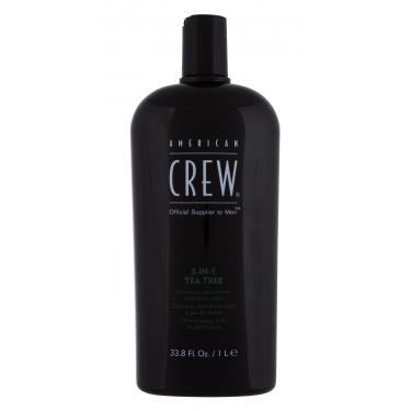 American Crew 3-In-1 Tea Tree  1000Ml    Für Mann (Shampoo)