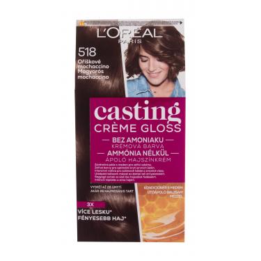 L'Oréal Paris Casting Creme Gloss   48Ml 518 Hazelnut Mochaccino   Für Frauen (Hair Color)