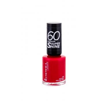 Rimmel London 60 Seconds Super Shine  8Ml 310 Double Decker Red   Für Frauen (Nail Polish)