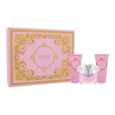 Versace Bright Crystal  Edt 50Ml + 50Ml Body Lotion + 50Ml Shower Gel 50Ml    Für Frauen (Eau De Toilette)