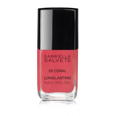 Gabriella Salvete Longlasting Enamel   11Ml 33 Coral   Für Frauen (Nail Polish)