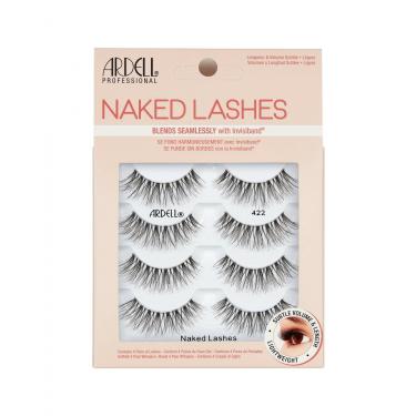 Ardell Naked Lashes 422  4Pc Black   Für Frauen (False Eyelashes)