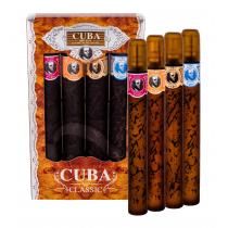 Cuba Cuba Set 4X35Ml Edt 35Ml Yelow + Edt 35Ml Blue + Edt 35Ml Red + Edt 35Ml Orange   Für Männer (Eau De Toilette)